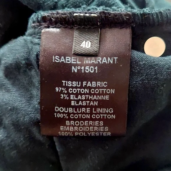 Isabel Marant Orson Skinny Leg Jeans - Picture 11 of 13